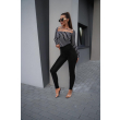 Legginsy modelujące / EKO BRYCZES / BLACK / Double Push / Wysoki stan /  XS - S - M - L - XL